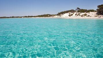 Sun loungers, beach towels