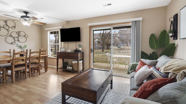 Condo, Multiple Beds, Patio, Garden View | Living area | TV - Fall Creek Relaxation Destination (Branson)