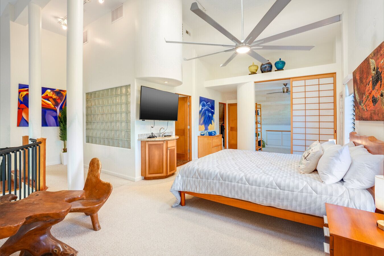 3 soveværelser, skrivebord, strygejern/strygebræt, weekendseng