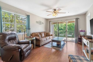 Condo, Multiple Beds, Balcony, Mountain View (Holiday Hills Getaway) | Living area | 42-inch flat-screen TV with digital channels