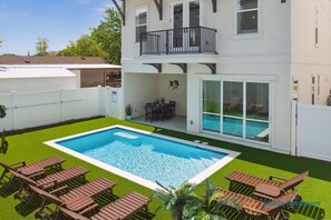 Una piscina climatizada