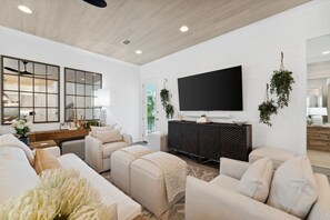 Smart TV, video games, Hulu, streaming services