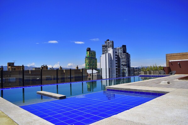 Piscina en la azotea