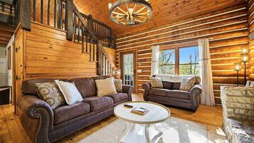 Smart-tv en een open haard