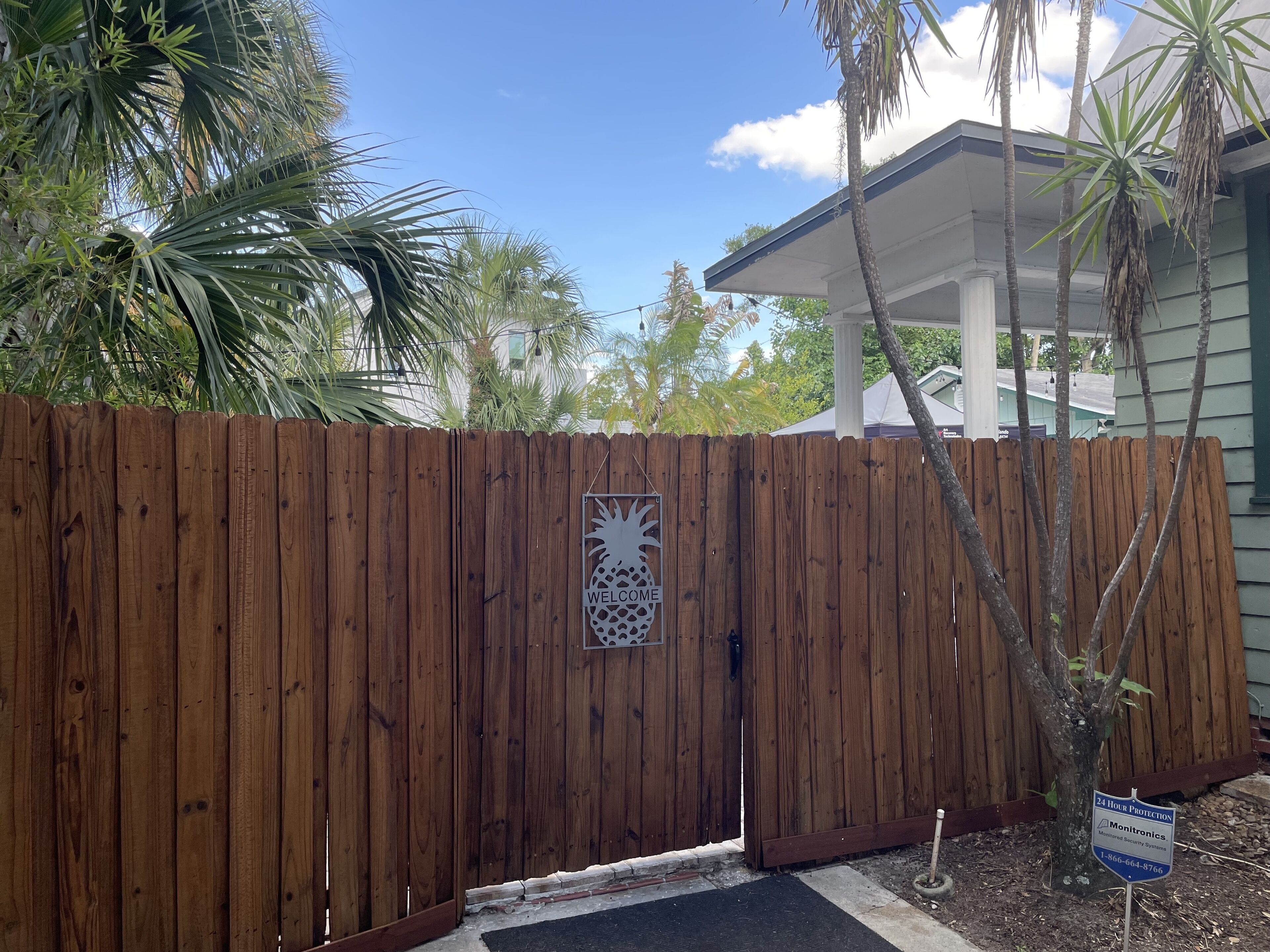 Enceinte de l’hébergement