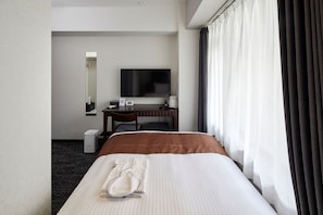 ห้องเบสิกซิงเกิล | โต๊ะทำงาน, Wi-Fi ฟรี, ผ้าปูที่นอน