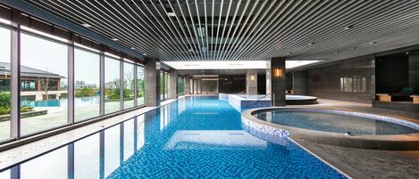 Indoor pool, outdoor pool