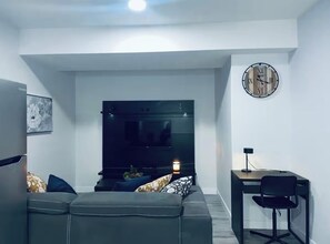 TV connectée, cheminée