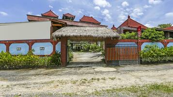 Majoituspaikan julkisivu