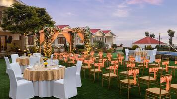 Área de bodas al aire libre