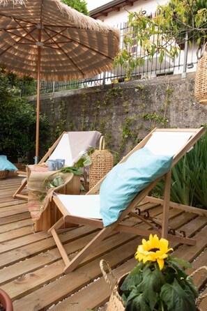 Terrace/patio - Vitedimare Apartment Sole CON Giardino E Parking (Muggia)
