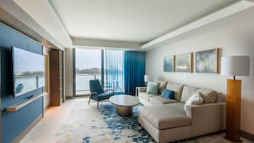 55-inch LCD TV with cable channels, TV, Netflix