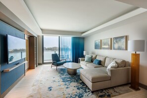 Una televisión LCD, Netflix, libros, servicios de streaming