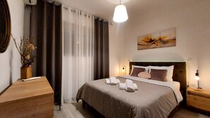 2 slaapkamers, een bureau, geluiddichte muren