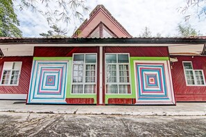 Front of property - Hotel O Rindu Sempadan Cottage Near Taman Wisata Rindu Sempadan (Pekanbaru)