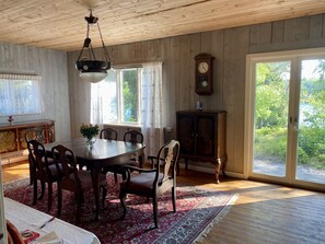 Dining - Cottage with fantastic lake view!  (vittsjö)