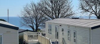 A luxury caravan on the award winning Ladram Bay Holiday Park