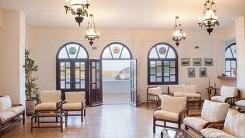 Sala de estar en el lobby