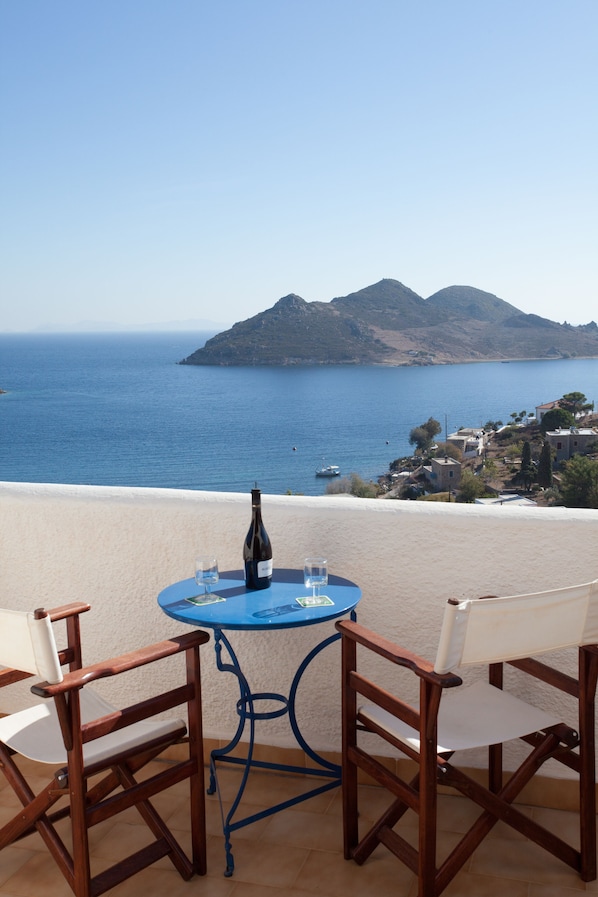 Double or Twin Room, Sea View | Balcony
