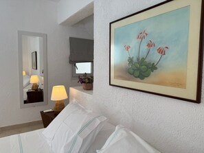 NEW GENERATION SIDE SEA VIEW ROOM | In-room safe, laptop workspace, free WiFi, bed sheets - Golden Sun Hotel Patmos (Patmos)