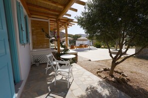 标准双人房或双床房, 无烟房, 泳池景观 | 迷你吧、客房内保险箱、隔音、熨斗/熨板