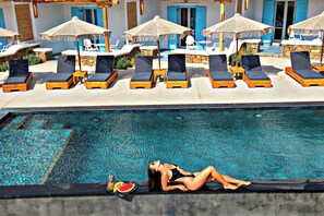 Standard Double or Twin Room, Non Smoking, Pool View | Minibar, in-room safe, soundproofing, iron/ironing board - Ethereal Apartments (Mykonos)