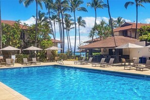Indoor pool, outdoor pool