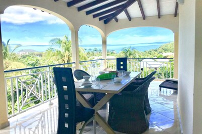 Charming villa with pool, direct access to the beach