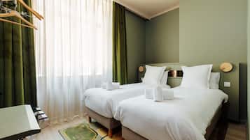 Äänieristys, ilmainen Wi-Fi, vuodevaatteet