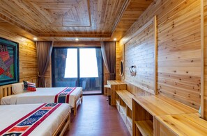 Panoramic Room | Egyptian cotton sheets, premium bedding, memory-foam beds - ARISTA HOMESTAY SAPA (Sa Pa)