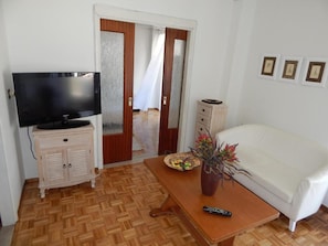 Apartment, Multiple Beds | Living area - Baroque 10-person Apartment in Makrygialos (Pydna-Kolindros)