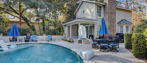 Una piscina climatizada