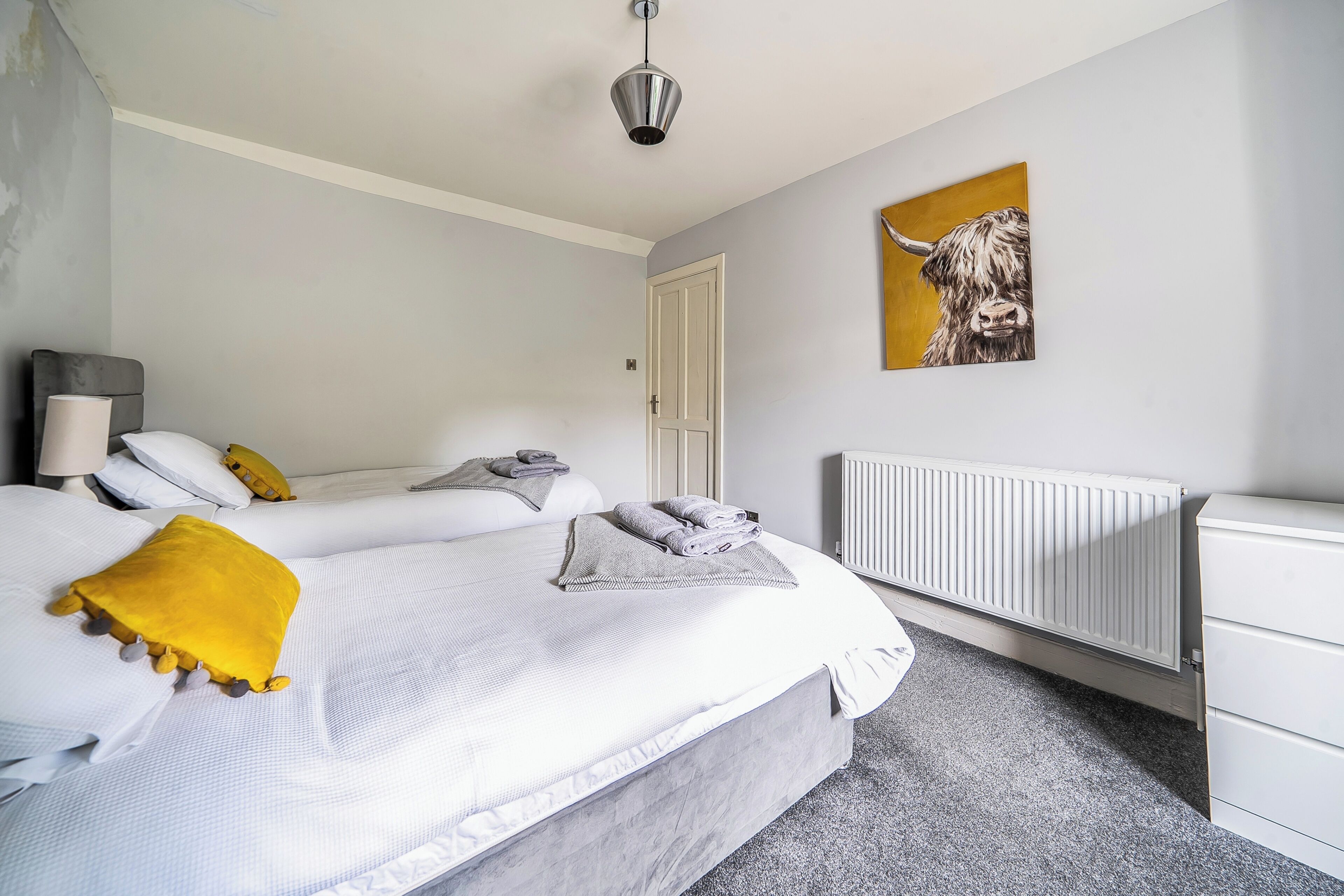 2 habitaciones, wifi gratis y ropa de cama 