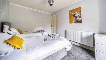 2 habitaciones, wifi gratis y ropa de cama