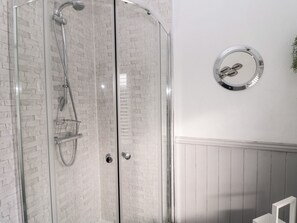 Shower, hair dryer