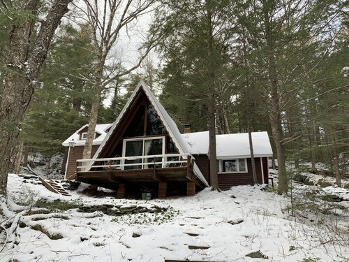 Cozy & Private: waterfront retreat on 20 acres of beautiful forest