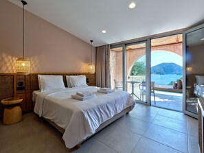 Superior Double Room | Premium bedding, pillowtop beds, free minibar items, in-room safe - Isavoria Resort (Parga)
