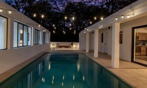 Indoor pool, outdoor pool