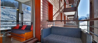Le Petit Flocon - Appt pour 6 vue sur piste