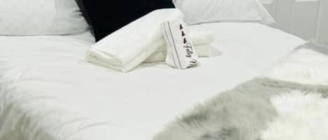 1 غرفة نوم وواي فاي وملاءات أسرّة