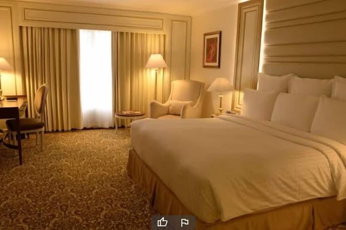 Habitación doble Deluxe | Tabla de planchar con plancha, wifi gratis y ropa de cama