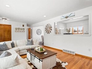 TV connectée, cheminée