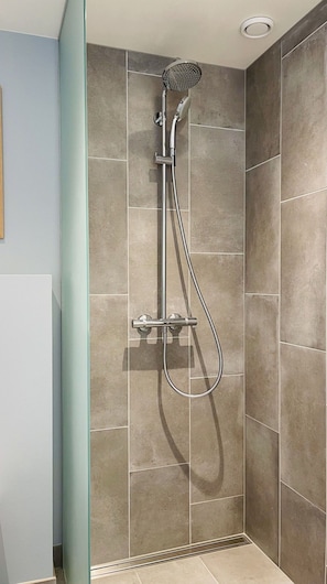 Shower, hair dryer