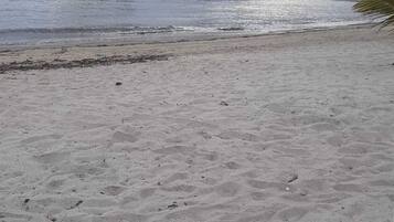 En la playa