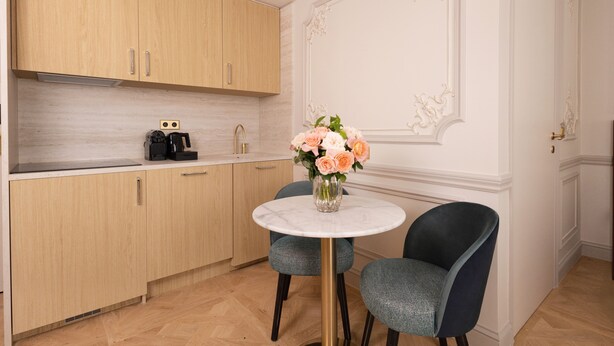 Espresso maker, coffee/tea maker, mini-fridge, microwave - Mode Paris Aparthotel (Paris)