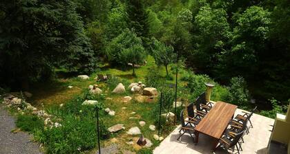 The River Mountain House at 1,000m altitude in the Pyrenées-Orièntales