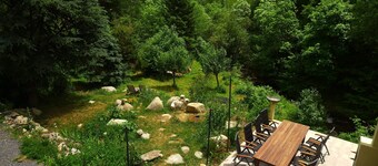 The River Mountain House at 1,000m altitude in the Pyrenées-Orièntales