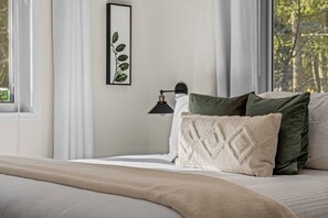 4 chambres, bureau, Wi-Fi gratuit, draps fournis