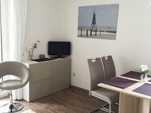 Dining - Nordseedüne, vacation apartment 5 incl. beach chair and sea view (Cuxhaven)