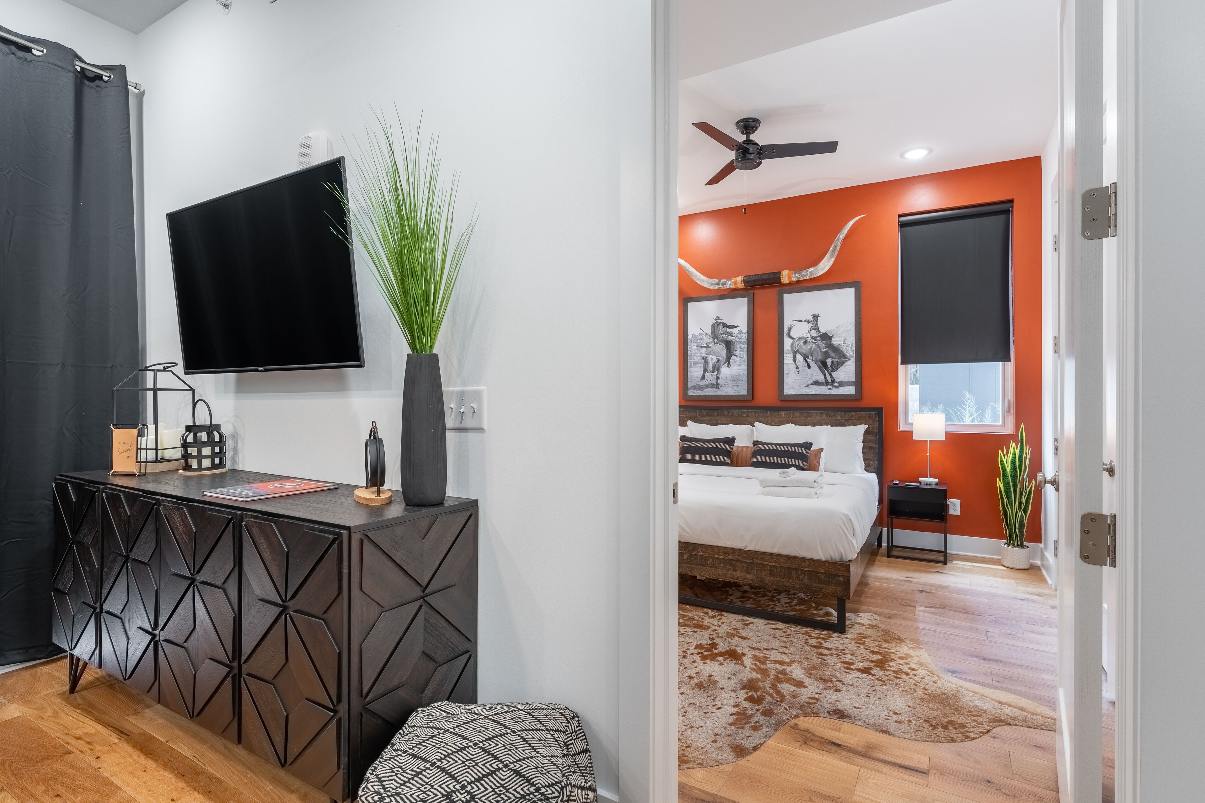 2 habitaciones, tabla de planchar con plancha y wifi gratis 